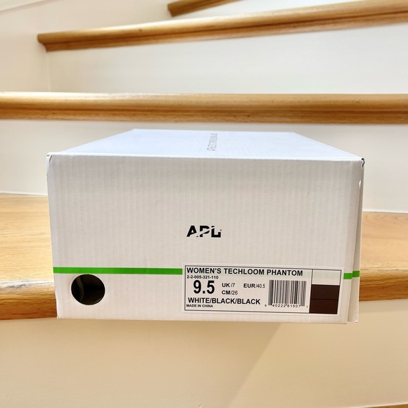 NWT APL Phantom Running Shoes Athletic Propulsion Labs Sneakers White / black - Picture 12 of 16